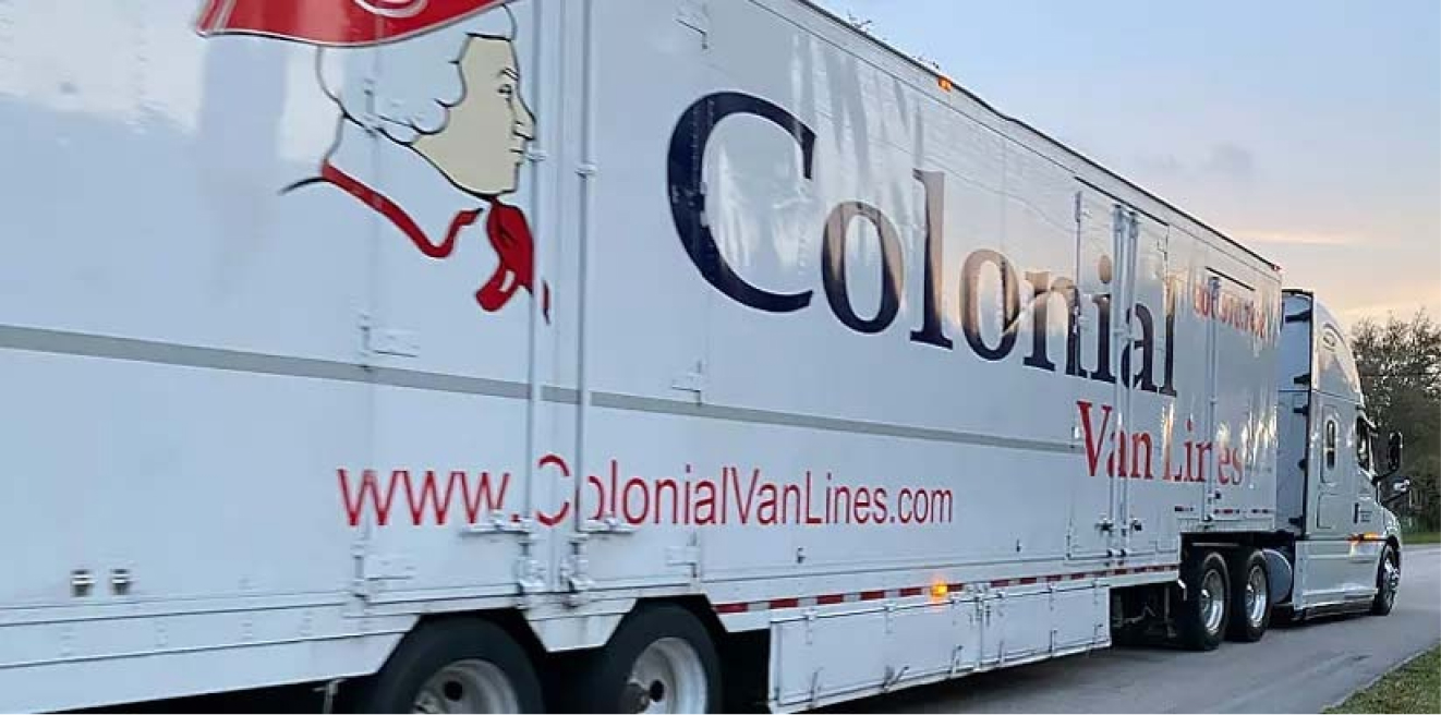 Colonial Van Lines truck