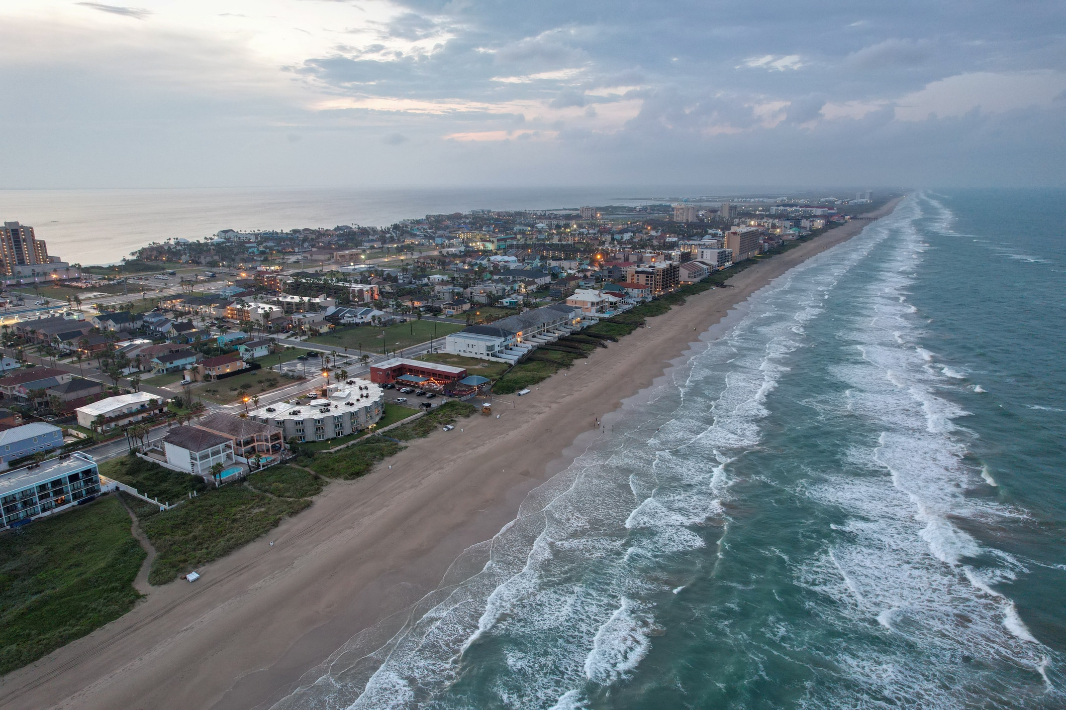 Beautiful South Padre Island, a popular destination for those moving to Texas for coastal living on the Gulf of Mexico