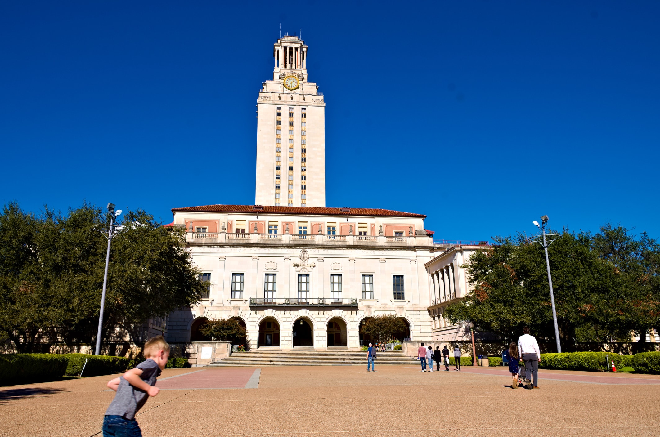 University of Texas campus, a popular choice for families moving from California to Texas for better opportunities