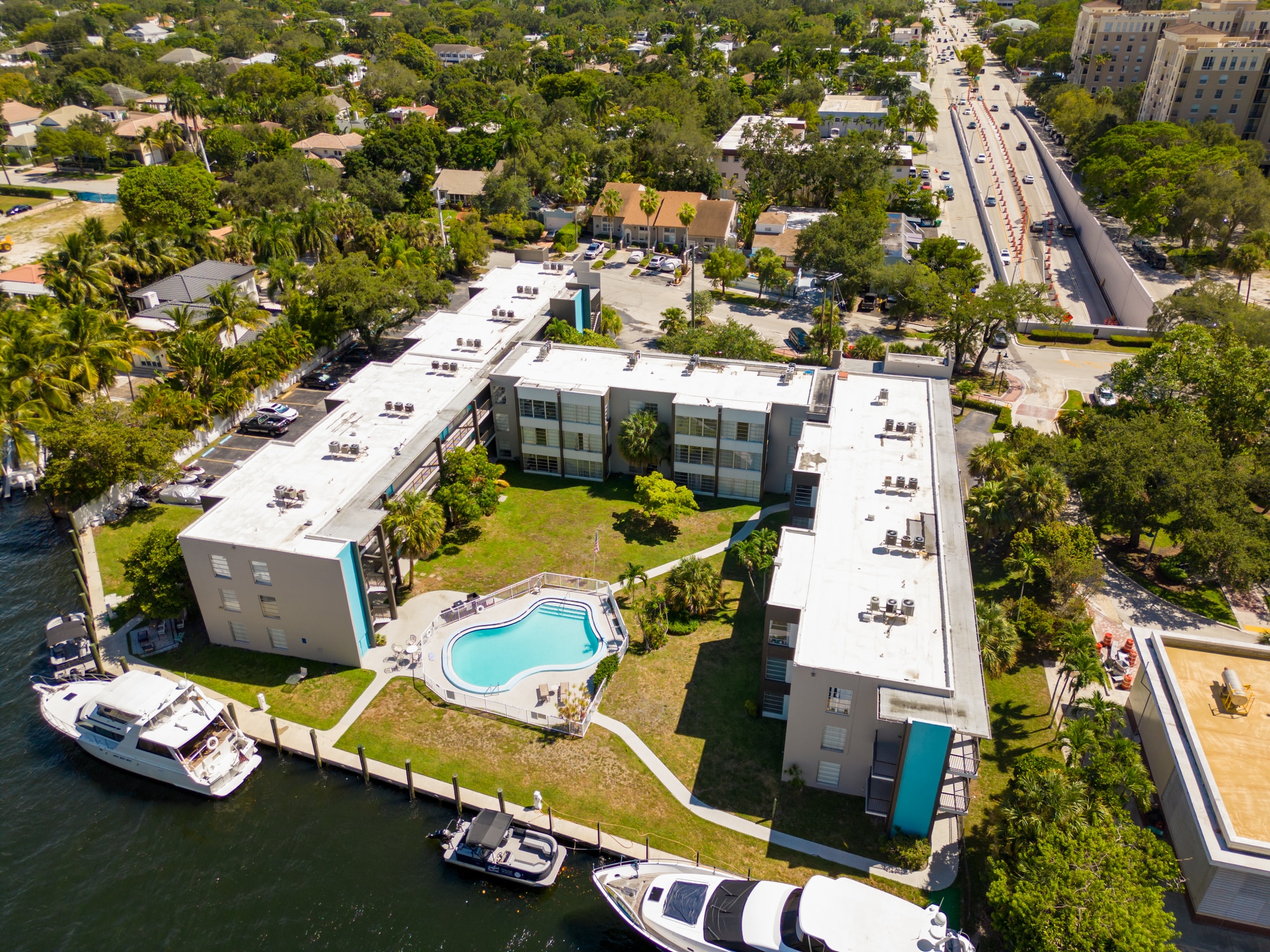 A beautiful home with a courtyard pool in Rio Vista, one of Fort Lauderdale’s safest neighborhoods