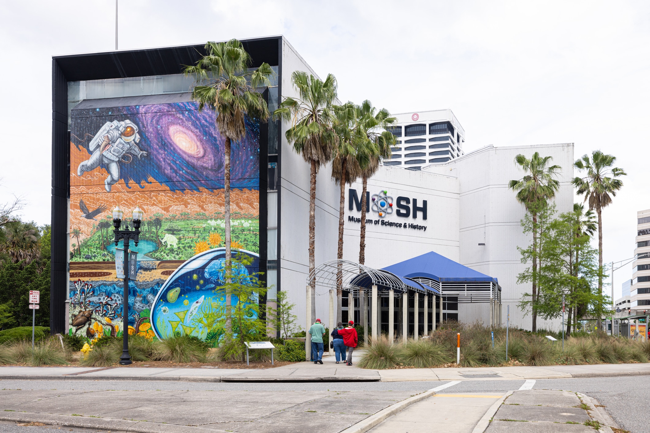 A wall mural at Jacksonville's Museum of Science and History in the neighborhood of San Marco