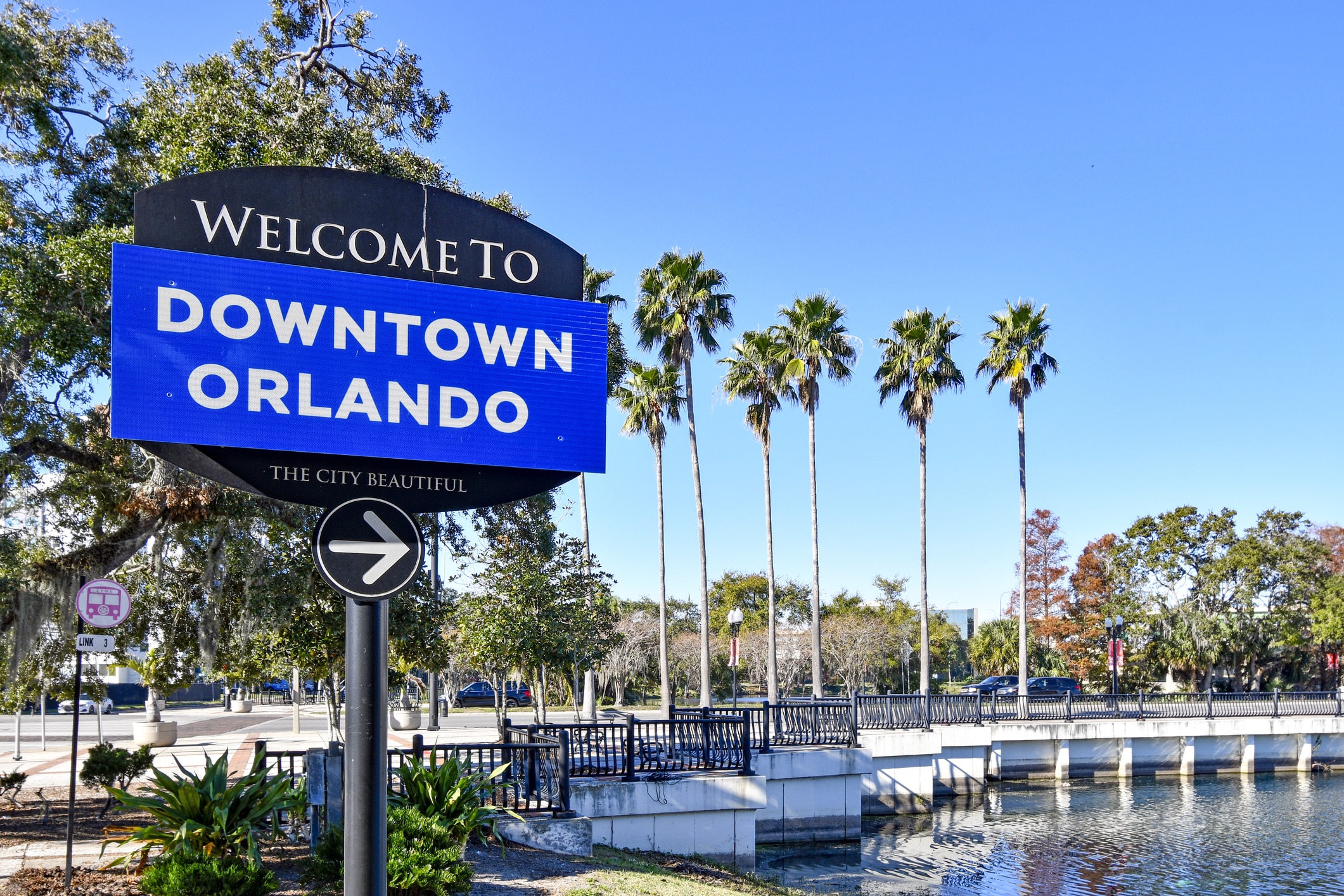 Downtown Orlando’s 'City Beautiful' sign, a welcoming sight for those moving to Orlando