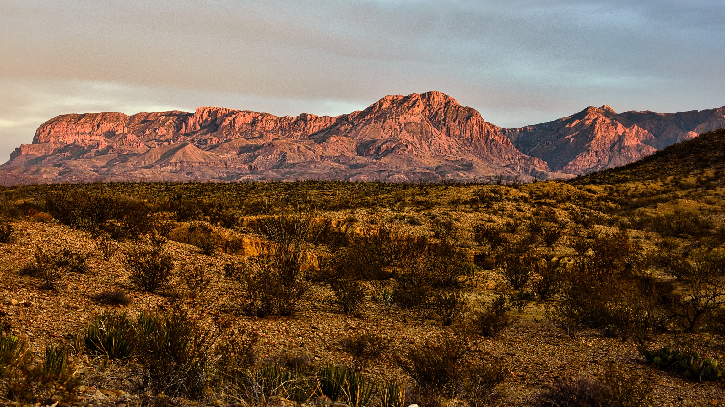 Breathtaking view of iconic Big Bend National Park, Texas