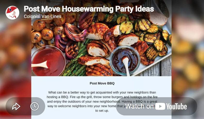 Post Move Housewarming Party Ideas