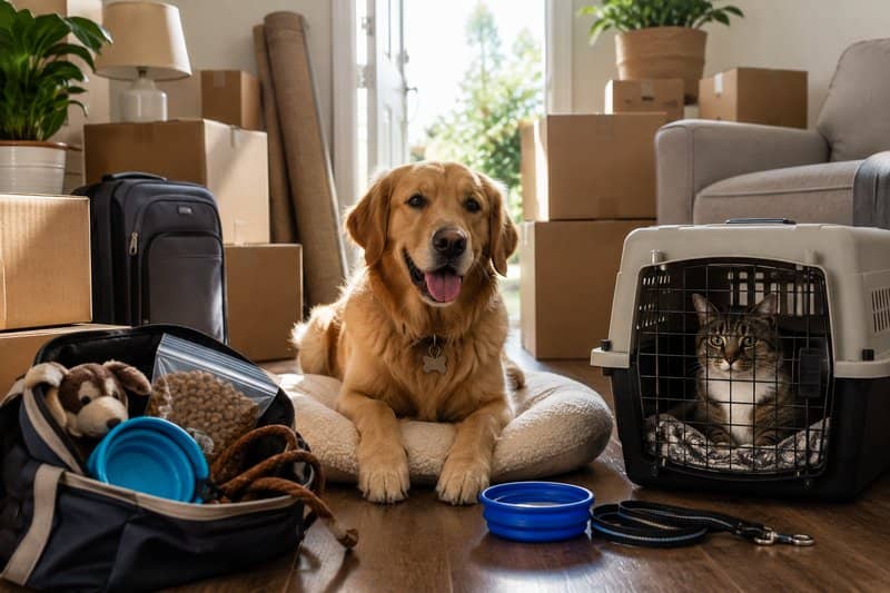 A Stress-Free Guide to Moving Long Distance With Pets