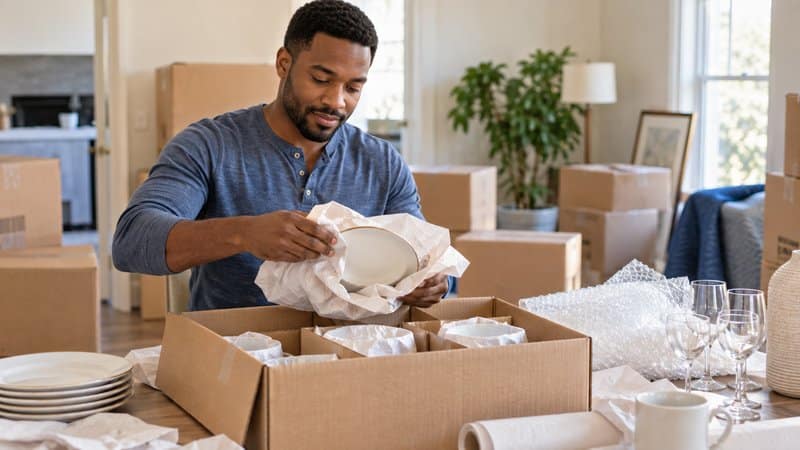 How To Pack Fragile Items for a Long-Distance Move